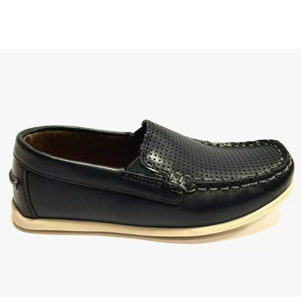 Florsheim Little Kids’ Jasper Perf Jr. Slip-On Shoes, Boys’ Size 12.5 M.
